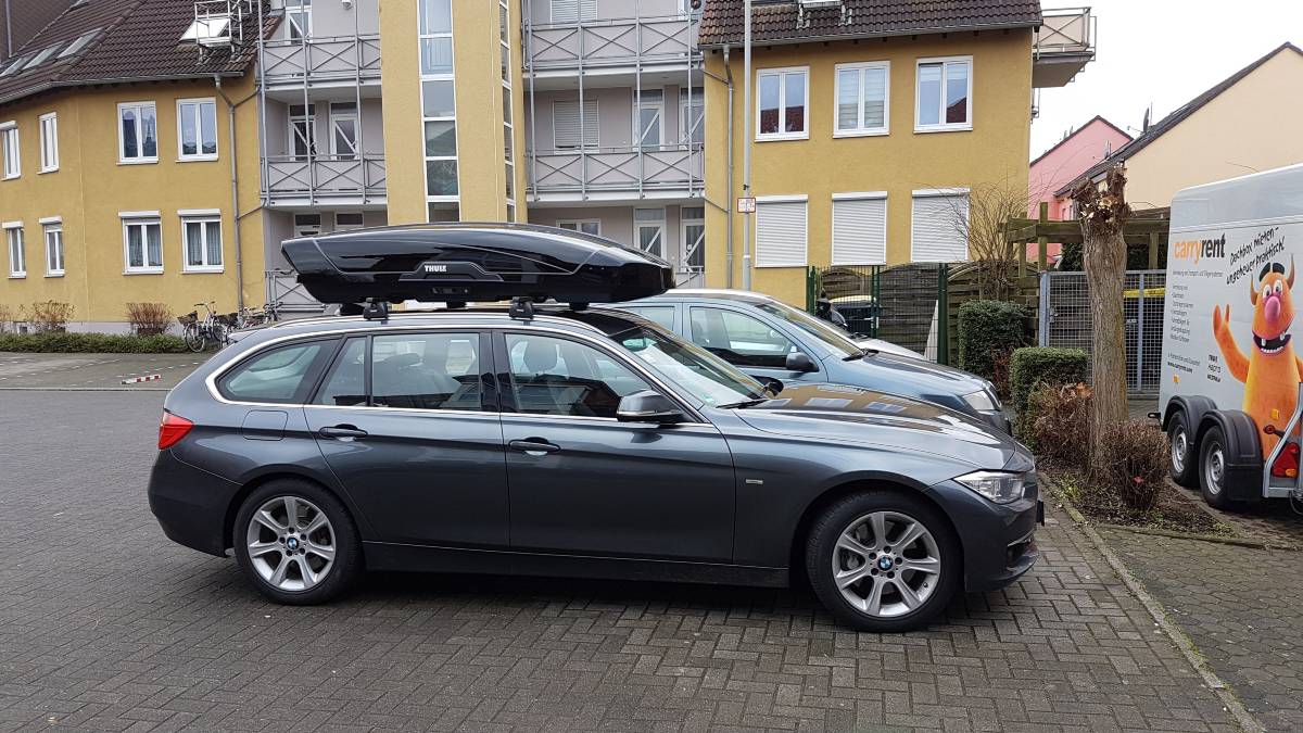 carryrent Thule Dachboxen einfach mieten